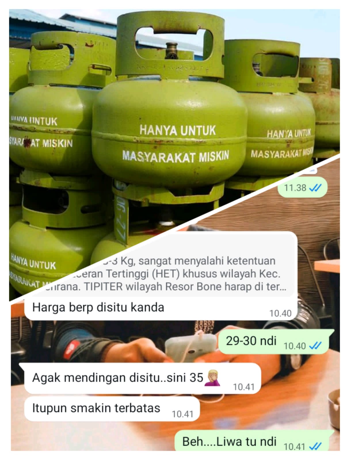 Kelangkaan dan Harga LPG 3 Kg di Cenrana Bone Dikeluhkan Warga, Diduga Ada Permainan Distribusi