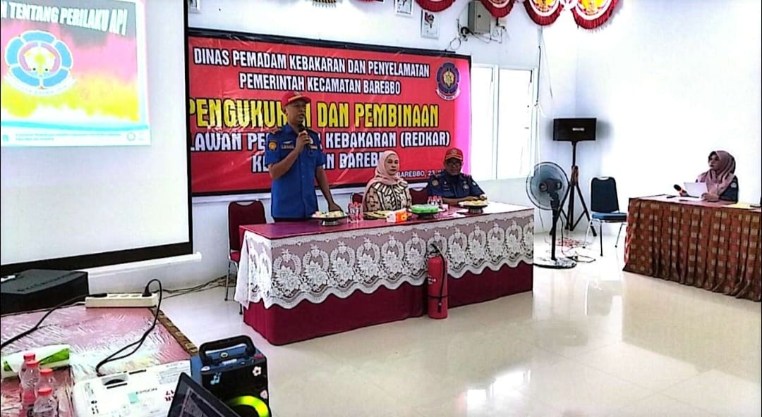 Bone Miliki Sekitar 700 Relawan Damkar, Barebbo Jadi Kecamatan Ketujuh Pembinaan REDKAR
