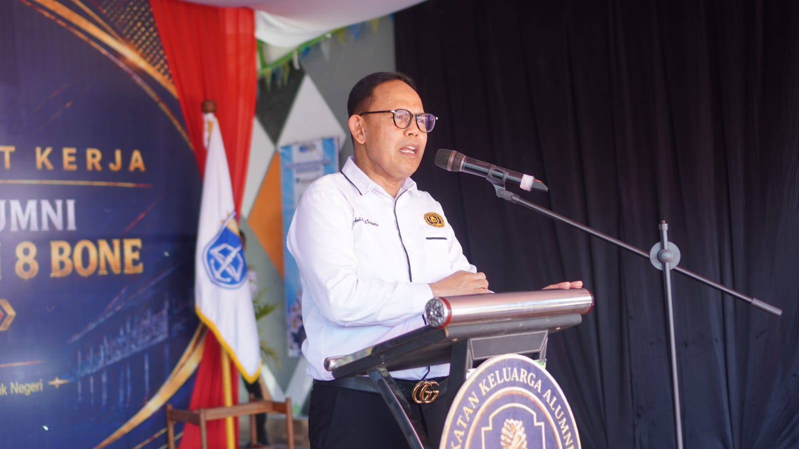 Wakil Bupati Bone Andi Akmal Pasluddin Resmi Pimpin IKA SMAN 8 Bone Periode 2026–2031