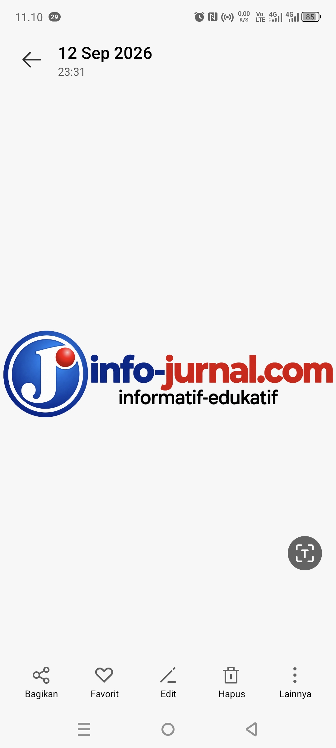 Info Jurnal